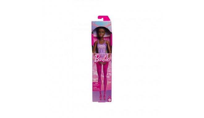 Barbie baleriin mustad juuksed nukk