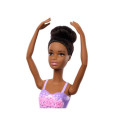 Barbie baleriin mustad juuksed nukk
