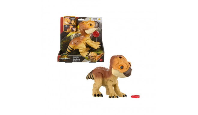Figurka interaktywna jurassic world aquilops dolores tryb obrony