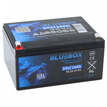 BLUEBOX geelaku VRLA AGM 24V14Ah autole