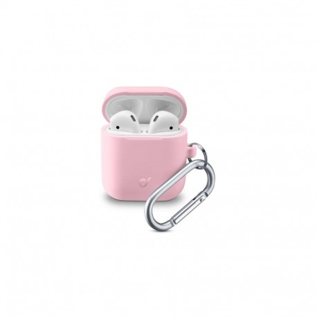 Cellularline Bounce - AirPods 1&amp;2 Soft touch silicone AirPod case with hook