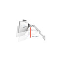 Ergotron HX Series HX ARM WITH VERY HEAVY DUTY PIVOT WALL (WHITE) FOR 1000R 57&quot; MONITORS