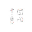 Ergotron HX Series HX ARM WITH VERY HEAVY DUTY PIVOT WALL (WHITE) FOR 1000R 57&quot; MONITORS
