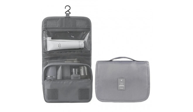 BQ59B KOSMETYCZKA PODRÓŻNA SZARA