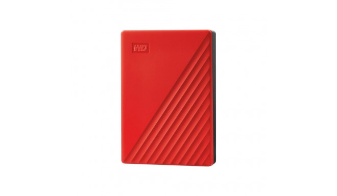 WD My Passport 4 TB, hard disk (red, Micro USB 3.2 B gene 1)