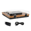 Turntable AD1914 Wood USB Bluetooth