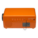 Denver CR-425 retro clock radio orange