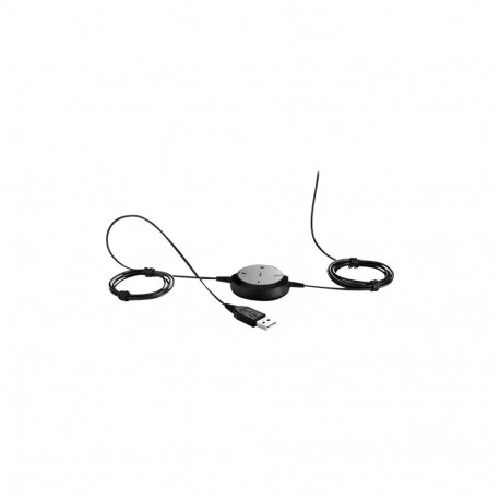 JABRA EVOLVE 20 UC stereo USB peavõru mürasummutavad USB-ühendusega, vaigistamisnupu ja helitugevuse