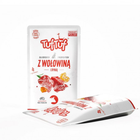 TUF TUF märg koeratoit veiseliha ja kõrvitsaga 500g