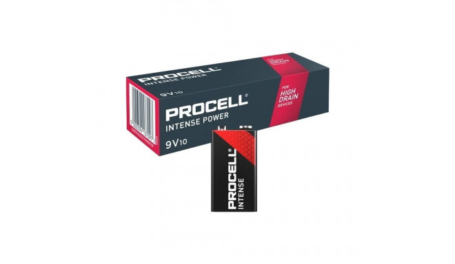 Battery - Procell Intense 9V 6LR61 Alkaline 10 Pack