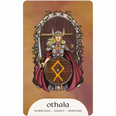 Divination Cards - Rune Magic Oracle 24 Cards with Guide 15.2 x 20.1 x 2.8 cm