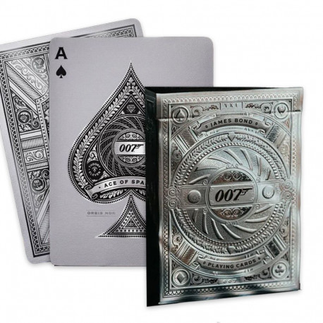 Playing Cards - James Bond 007 Silver Edition 52 Cards with Jokers