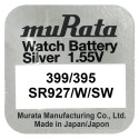 Battery - Murata 395/399 SR927SW 1.55V Silver Oxide 10 Pack
