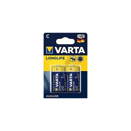 Battery - Varta C LR14 Long Life Alkaline 1.5V 2-Pack