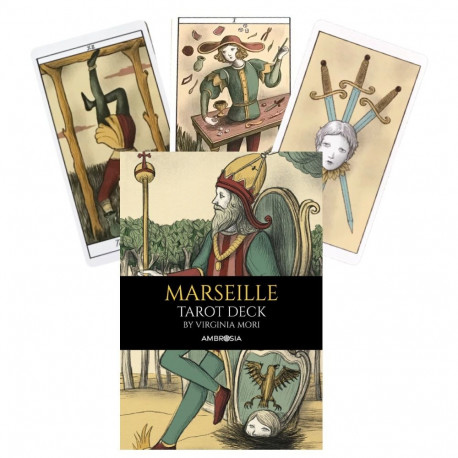 - Tarot Cards - Marseille Taro kortos Ambrosia 78 Cards 120x65mm