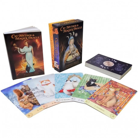 Oracle Card - Cat Mythos & Magick Oracle 45 Cards 104-Page Booklet
