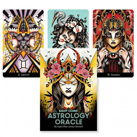 Astrology Deck - Eight Coins Astrology Orakulo 41 Cards 104-Page Guidebook