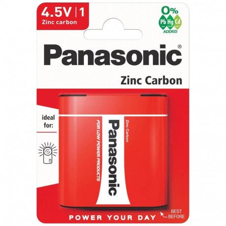 Battery - Panasonic 3R12 Zinc-Carbon 4.5V 114g