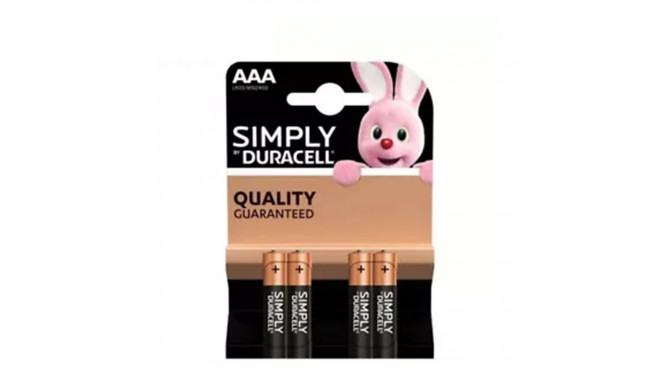 Rechargeable Battery - Duracell LR3 AAA SIM MN2400 1.5V 4 Pack