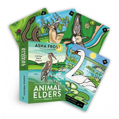 Oracle Cards - The Animal Elders Oracle 44 Cards with Guide 13.5 x 10.0 cm