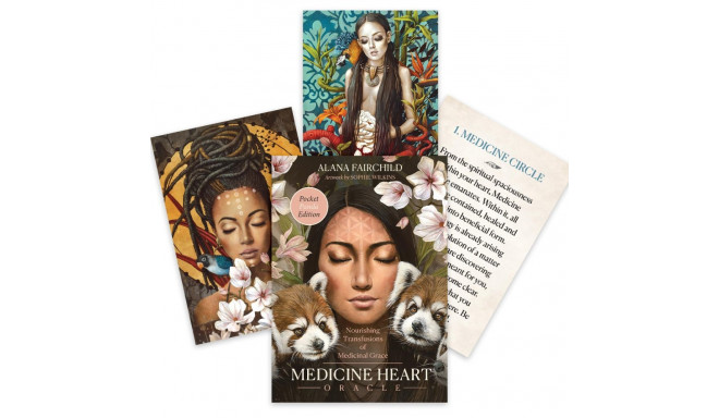Oracle Deck - Medicine Heart Oracle Pocket Panda Edition 44 Cards 56-Page Guide