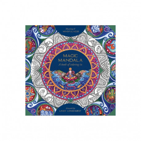 Coloring Book - Blue Angel Magic Mandala 95 Pages 23x23 cm
