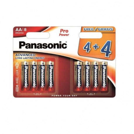 Battery - Panasonic LR6 AA Pro Power 1.5V 25.25g 8 Pack