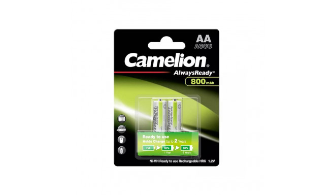 Battery - Camelion AlwaysReady AAA 800mAh 1.2V Rechargeable Pack of 4