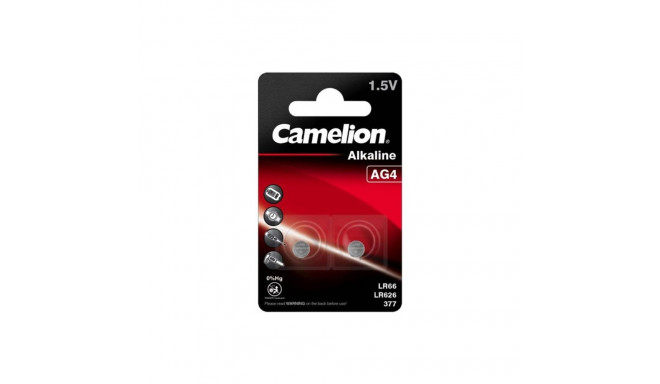 Battery - Camelion AG4/LR626/377/177 Alkaline 1.5V 2 pcs