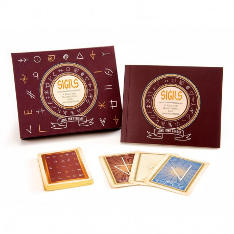 Manifestation Tool - Schiffer Sigils Empowerment Cards 21 Cards 12.5 x 9 x 2.6 cm