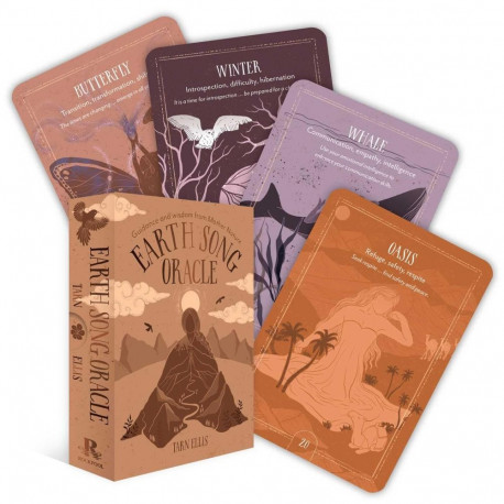 Oracle Card Deck - Earth Song Orakulo Rockpool 36 Cards 14x10x2.7 cm
