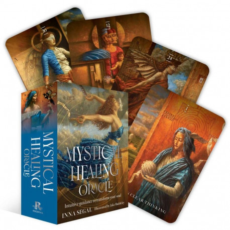 Oracle Card Deck - Mystical Healing Oracle 36 Cards Guidebook 12.4x16x4.7 cm