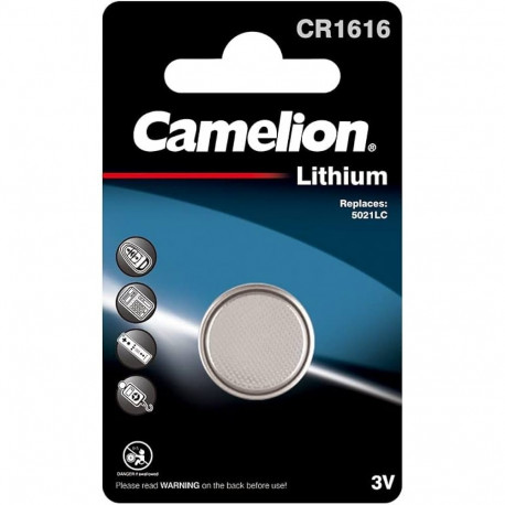 Battery - Camelion CR1616 3V Lithium 16mm x 1.6mm 3g