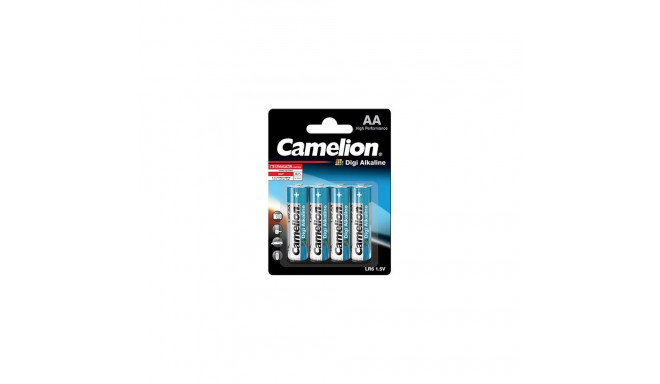 Battery - Camelion LR6 AA Digi 1.5V Alkaline Batteries 4 pcs