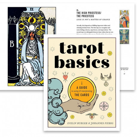 Tarot Book - Sterling Ethos Tarot Basics Guide with Card Layouts