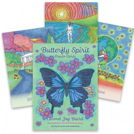 Oracle Cards - Butterfly Spirit Orakulo 60 Cards Guide Box 12.8 x 17 cm