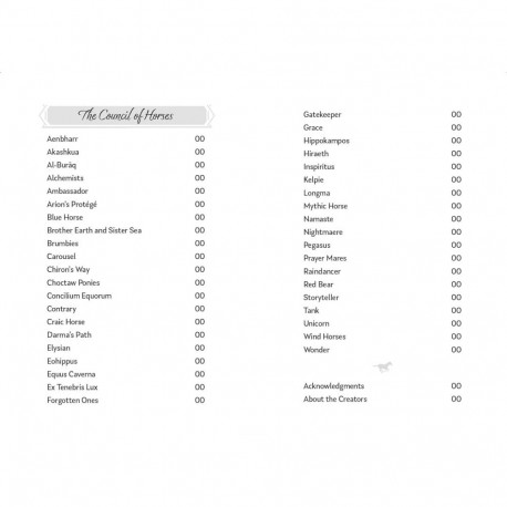 Oracle Deck - Bear and Company The Council of Horses 40 Cards Guidebook