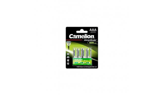 Battery - Camelion AlwaysReady R03 AAA 800mAh 1.2V Rechargeable 4-Pack