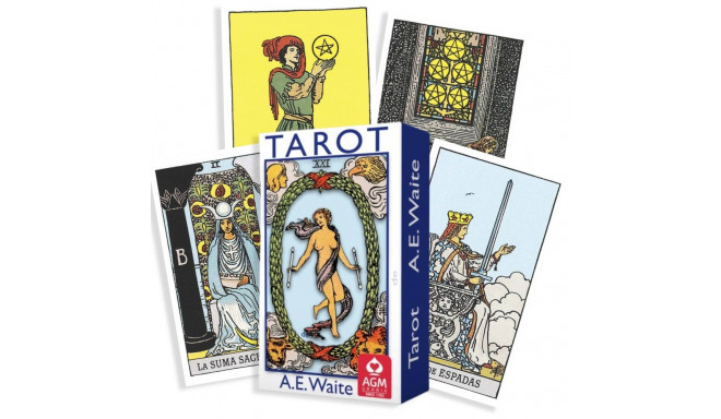 Tarot Deck - A.E. Waite Blue Edition 78 Cards 5.7 x 8.9 cm Made in Germany