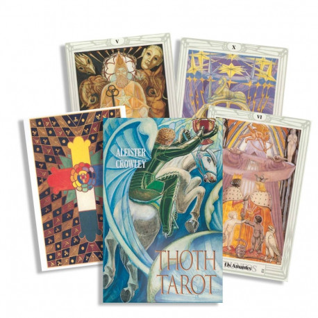 Tarot Deck - Aleister Crowley's Thoth 78 Cards 7.3 x 11.3 cm Made in Belgium