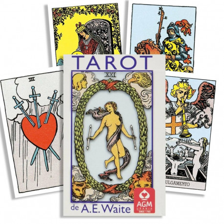 Tarot Cards - A.E. Waite Tarot Deck 78 Cards 57x89mm with Instruction Booklet