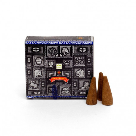 Incense Cones - Satya Super Hit 12Pcs