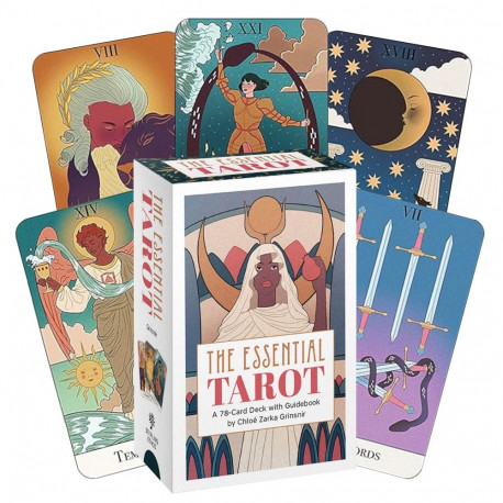 Tarot Deck - The Essential Tarot Cards 78 Cards Guidebook 9x14x5 cm