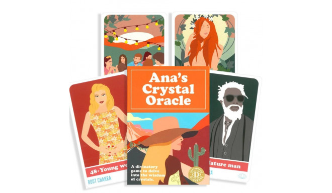 Oracle Card - Ana's Crystal Oracle 80 Cards with QR Code and PDF Guide