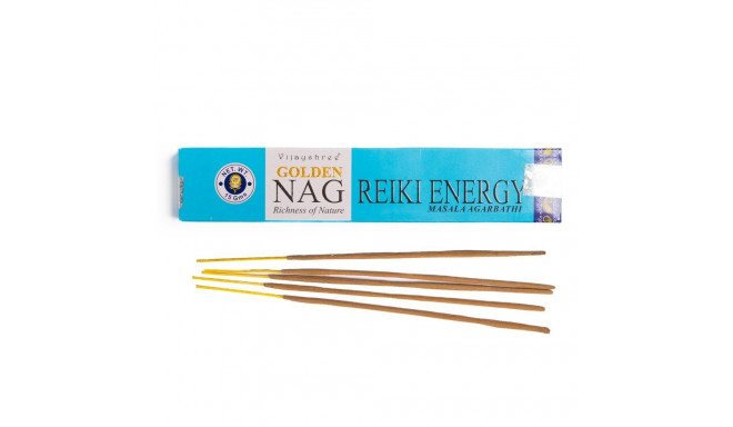 Incense Stick - Golden Nag Reiki Energy Smilkalai Vijayshree 15 Sticks