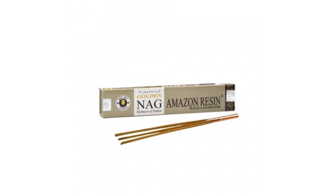 Incense Stick - Golden Nag Amazon Resin Smilkalai Vijayshree 15 Sticks