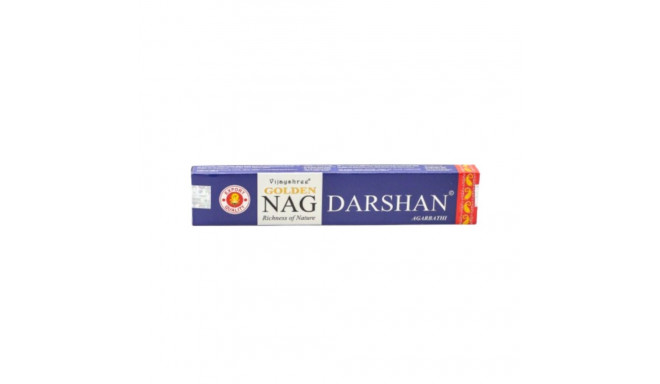 Incense Stick - Golden Nag Darshan Smilkalai Vijayshree 15 Sticks