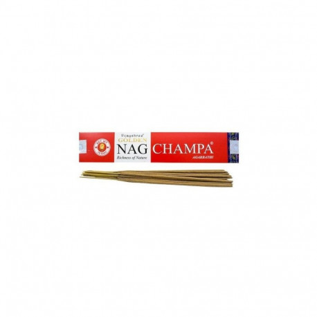 Incense Stick - Golden Nag Champa Smilkalai Vijayshree 15 Sticks