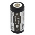 Battery - XTAR 16340 650mAh 3.7V Rechargeable Lithium-ion