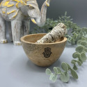 Ritual Bowl - Hamsa Ancient Wisdom 12x7 cm Mango Wood